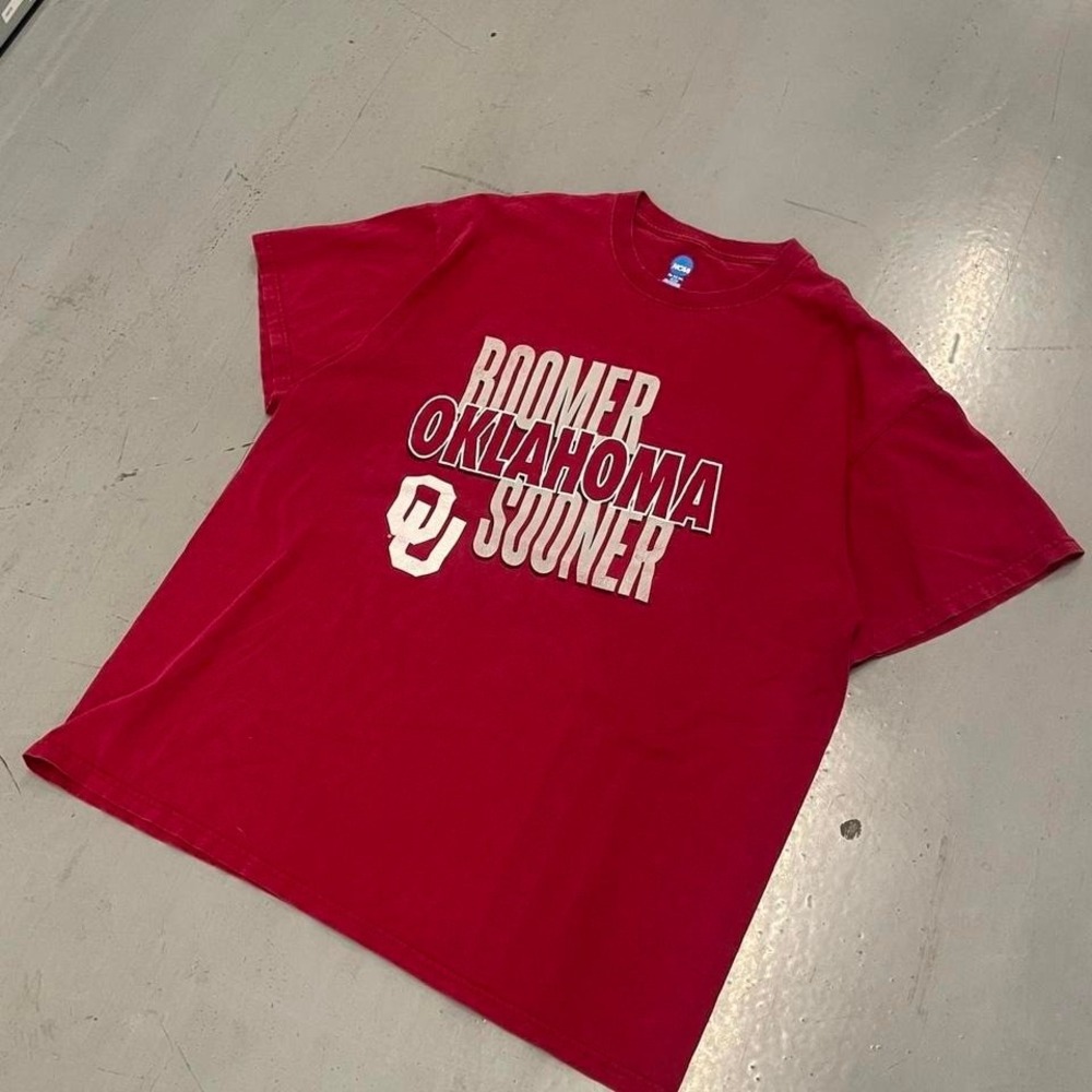 NCAA red Okahoma Sooners collegiate tee - Picture 3 of 7